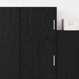 Wall Cabinet Black Oak 40 x 42.5 x 40 cm Engineered Wood