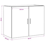 Wall Cabinet Artisan Oak 80 x 42.5 x 64 cm Engineered Wood - Extra Image