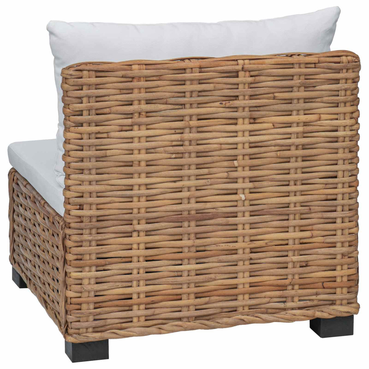 Middle Sofa with Cushions GENDT Natural Rattan Natural