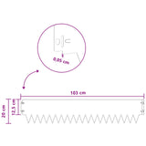 Lawn Edging 20 pcs 103 x 20 cm metal Rusty - Extra Image