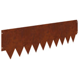 Lawn Edging 10 pcs metal - Close-Up Angle