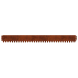 Lawn Edging 10 pcs 103 x 10 cm Steel Rusty