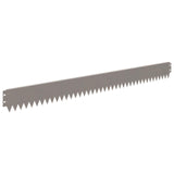 Lawn Edging 20 pcs 103 x 10 cm Steel Rusty