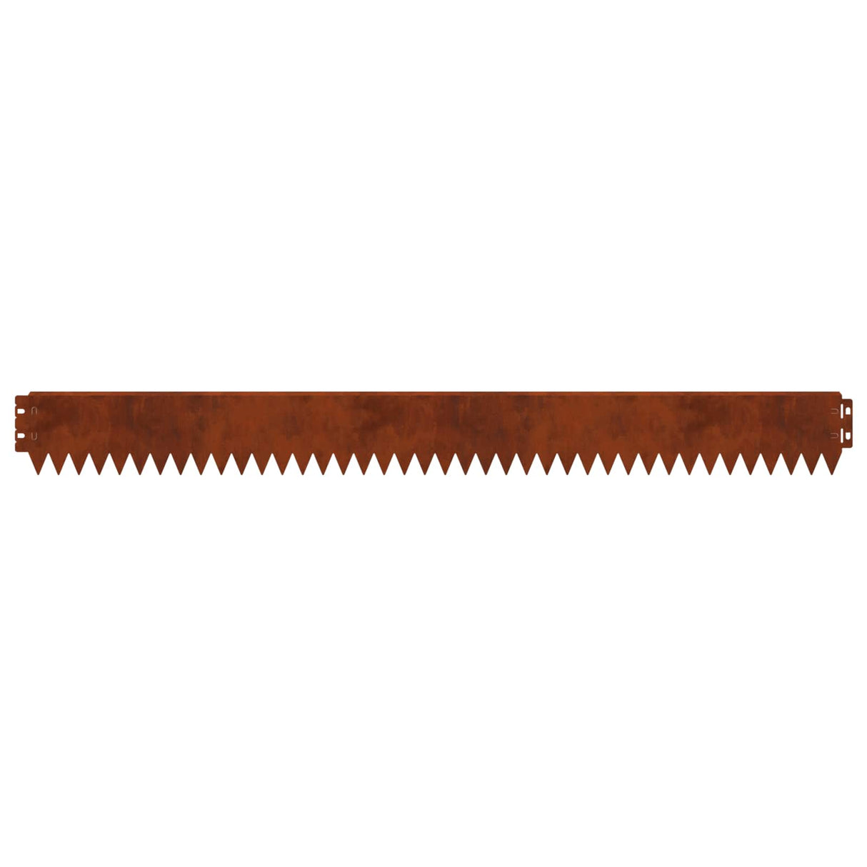 Lawn Edging 20 pcs 103 x 10 cm Steel Rusty