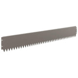 Lawn Edging 20 pcs 103 x 15 cm Steel Rusty - 45-Degree Angle