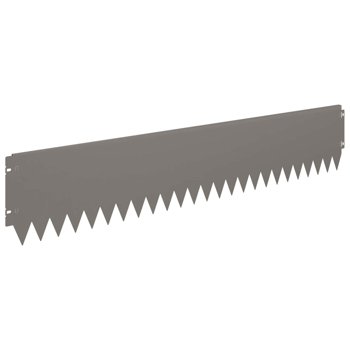 Lawn Edging 10 pcs 103 x 20 cm Steel Rusty