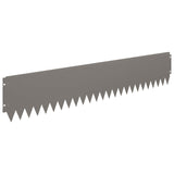 Lawn Edging 20 pcs 103 x 20 cm Steel Rusty