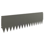 Lawn Edging 10 pcs 103 x 30 cm Steel Rusty