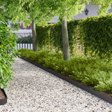 Lawn Edging 10 pcs 103 x 10 cm Steel Black