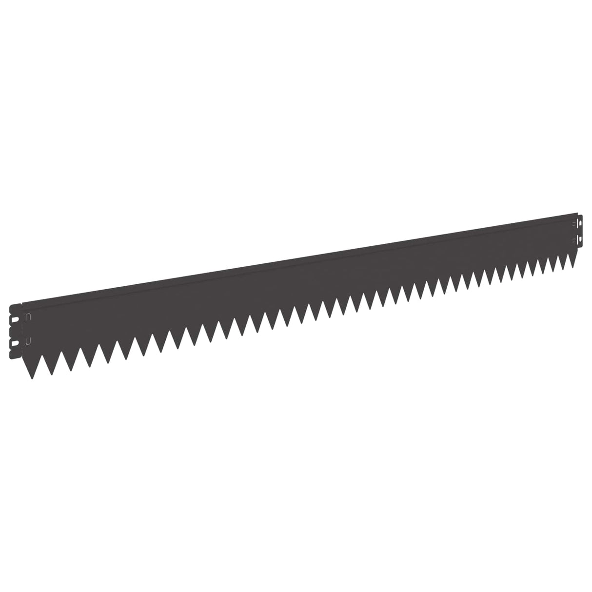 Lawn Edging 20 pcs 103 x 10 cm Steel Black
