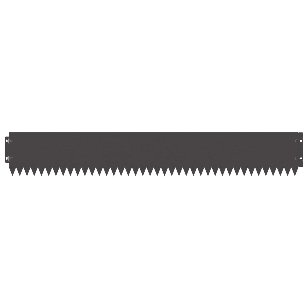 Lawn Edging 10 pcs 103 x 15 cm Steel Black