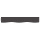 Lawn Edging 10 pcs 103 x 15 cm Steel Black