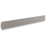 Lawn Edging 20 pcs 103 x 15 cm Steel Rusty