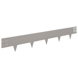 Lawn Edging 20 pcs 100 x 15 cm Steel Rusty - 45-Degree Angle