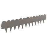 Lawn Edging 10 pcs 103 x 20 cm Steel Rusty - 45-Degree Angle