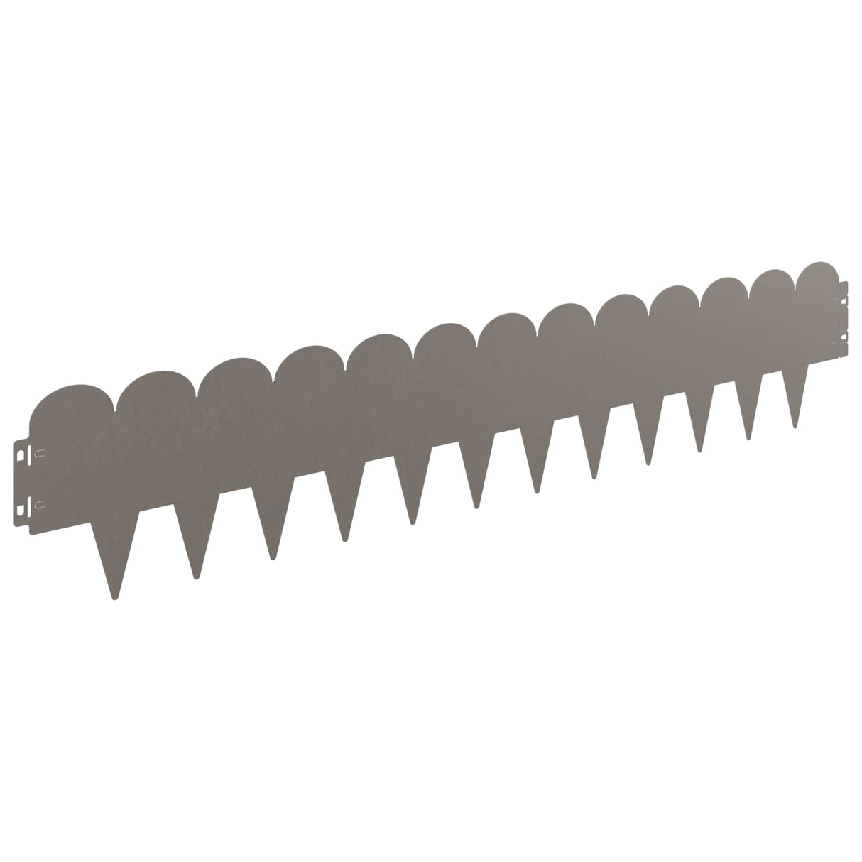 Lawn Edging 20 pcs 103 x 20 cm Steel Rusty