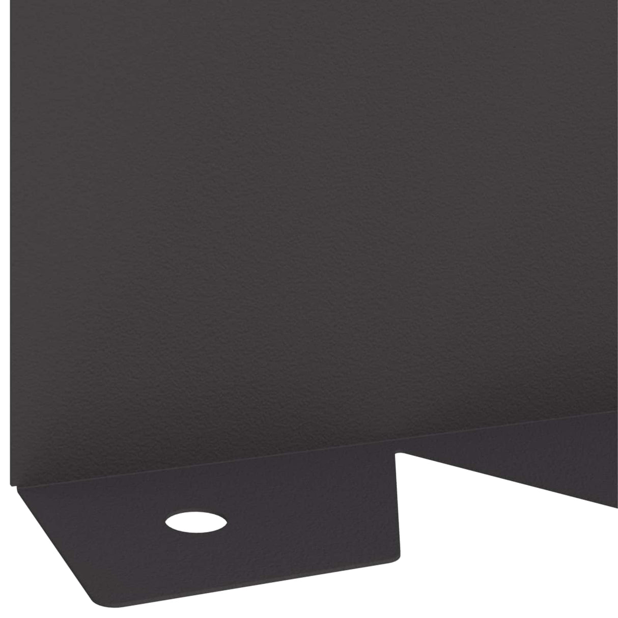 Lawn Edging 10 pcs 102 x 10 x 4 cm Steel Black