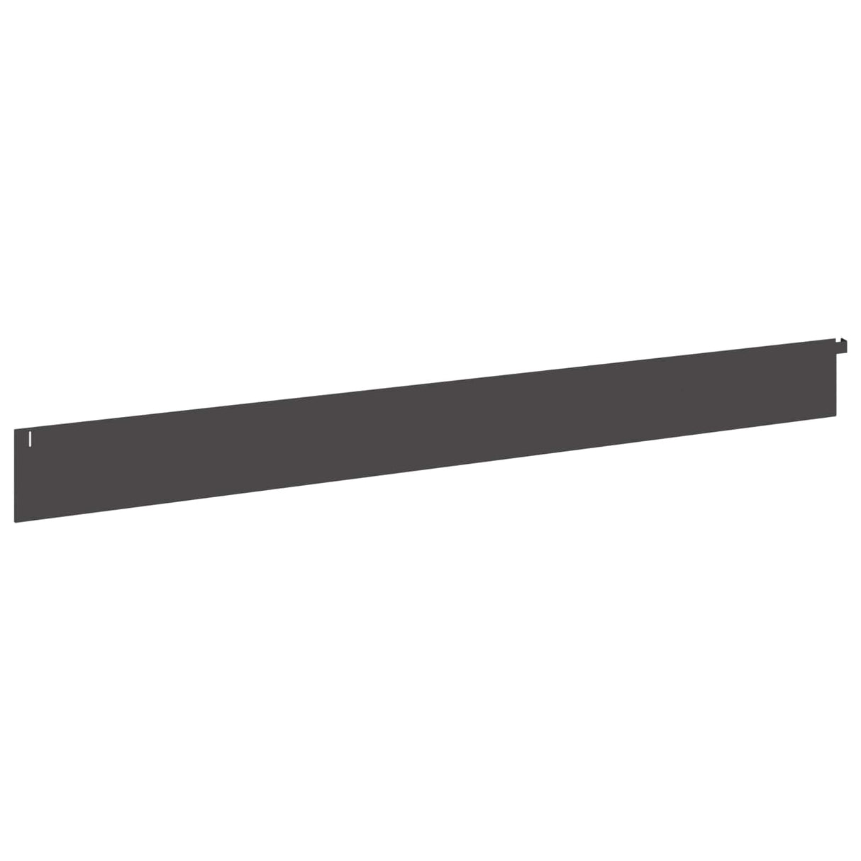 Lawn Edging 10 pcs 102 x 10 x 4 cm Steel Black