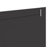 Lawn Edging 20 pcs 102 x 15 x 4 cm Steel Black