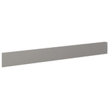 Lawn Edging 10 pcs 100 x 12 cm Steel Rusty - 45-Degree Angle