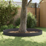 Lawn Edging 10 pcs 100 x 18 cm Steel Black