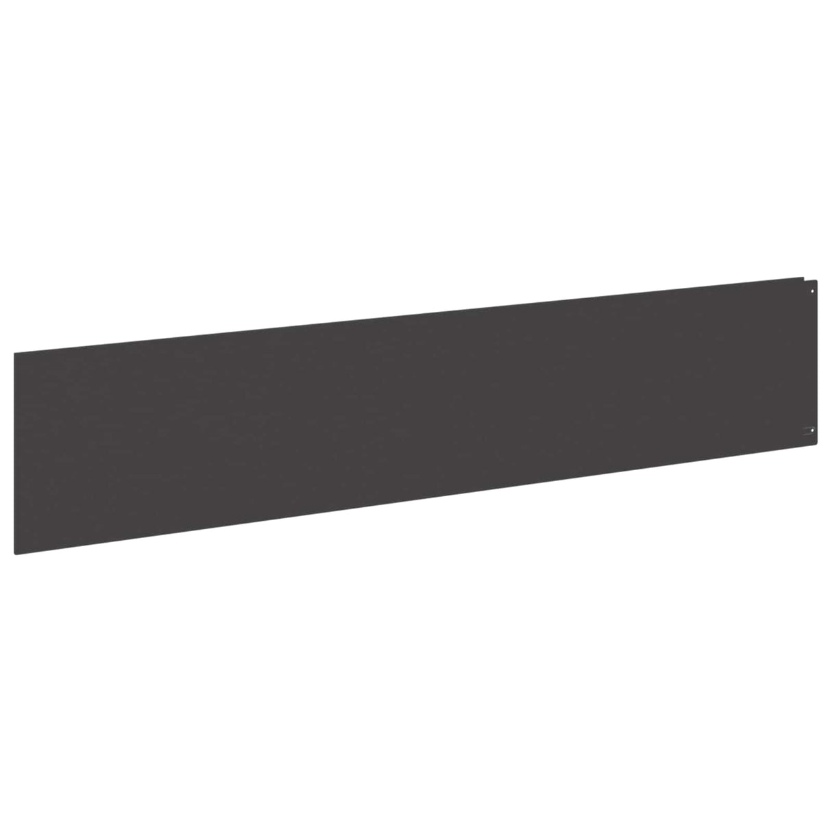 Lawn Edging 20 pcs 100 x 22 cm Steel Black