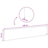 Lawn Edging 20 pcs 100 x 22 cm Steel Black - Extra Image