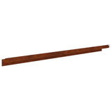 Lawn Edging 10 pcs 100 x 10 x 8 cm Steel Rusty