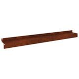 Lawn Edging 20 pcs 100 x 10 x 8 cm Steel Rusty
