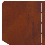Lawn Edging 4 pcs 100 x 45 cm Steel Rusty