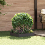 Lawn Edging 60 x 60 x 20 cm Steel Black