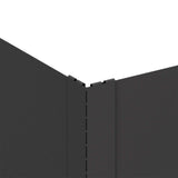 Lawn Edging 60 x 60 x 35 cm Steel Black