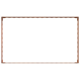 Lawn Edging 100 x 60 x 20 cm Steel Rusty