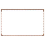 Lawn Edging 4 pcs 100 x 60 x 20 cm Steel Rusty