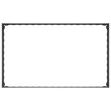 Lawn Edging 100 x 60 x 35 cm Steel Black