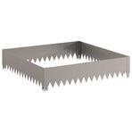 Lawn Edging 100 x 100 x 20 cm Steel Rusty