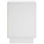 Bedside Cabinet 2 pcs White 33.5 x 34.5 x 50 cm Engineered Wood