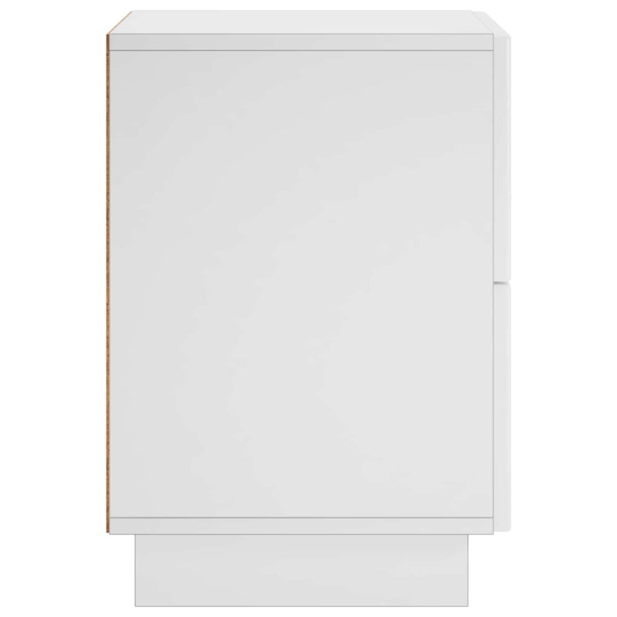 Bedside Cabinet 2 pcs White 33.5 x 34.5 x 50 cm Engineered Wood