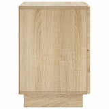 Bedside Cabinet Sonoma Oak 33.5 x 34.5 x 50 cm Engineered Wood - 45-Degree Angle
