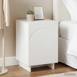 Bedside Cabinet White 33.5 x 34.5 x 50 cm Engineered Wood