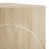 Bedside Cabinet Sonoma Oak 33.5 x 34.5 x 50 cm Engineered Wood - Low Angle