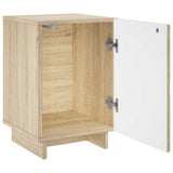 Bedside Cabinet 2 pcs Sonoma Oak 33.5 x 34.5 x 50 cm - Side View