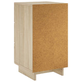 Bedside Cabinet Sonoma Oak 33.5 x 34.5 x 60 cm Engineered Wood - Rear View