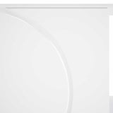 Coffee Table White 95 x 50.5 x 35 cm Engineered Wood - Low Angle