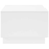 Coffee Table White 95 x 50.5 x 35 cm Engineered Wood - 45-Degree Angle