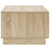 Coffee Table Sonoma Oak 95 x 50.5 x 35 cm Engineered Wood - 45-Degree Angle