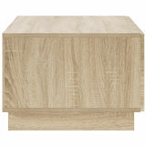 Coffee Table Sonoma Oak 102 x 50.5 x 35 cm Engineered Wood - 45-Degree Angle