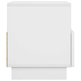 TV Stand 60 x 34.5 x 40 cm White Engineered Wood - 45-Degree Angle