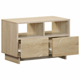 TV Stand 60 x 34.5 x 40 cm Sonoma Oak Engineered Wood - Side View