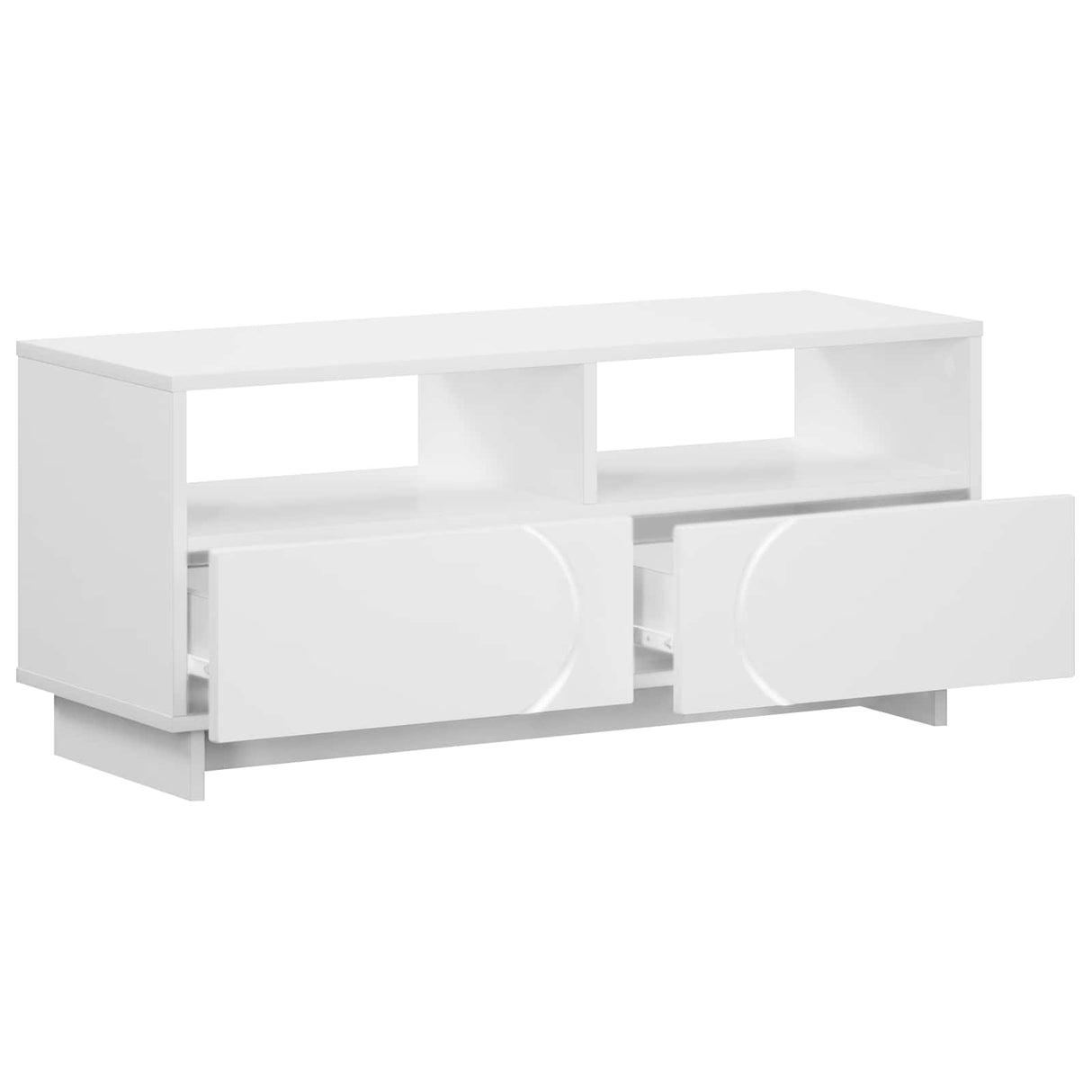 TV Stand 90 x 34.5 x 40 cm White Engineered Wood